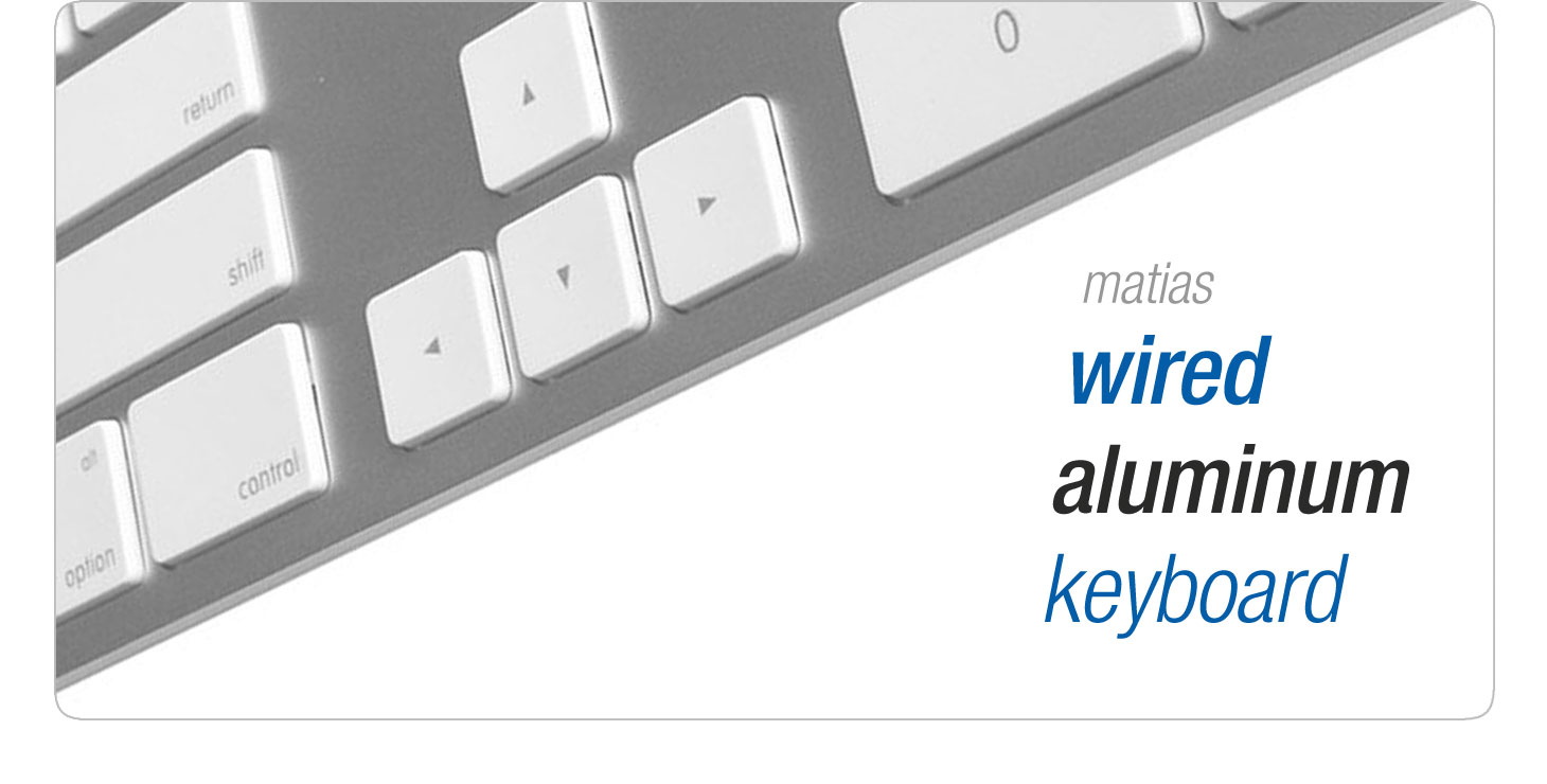 Matias Wired Aluminum Tenkeyless Keyboard