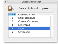 Clipboard switcher