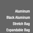 Click on case sizes for more information