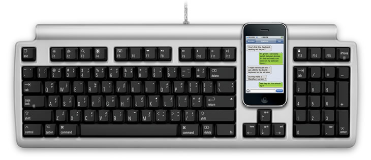 Matias Tactile One Keyboard for iPhone & PC/Mac