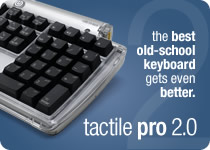 Tactile Pro 2.0 - the best old-school keyboard gets even better.