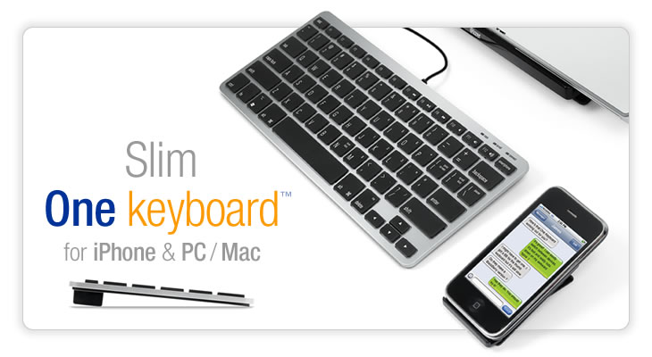 Matias One Keyboard for iPhone & PC / Mac